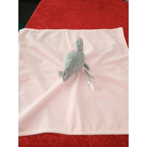 Elephant Plush Security Blanket Baby Lovey Pink/Gray Rock A Bye Baby‎ Boutique - Picture 3 of 8